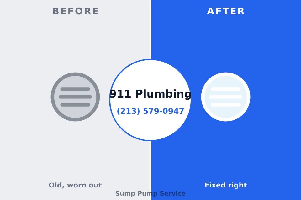 Before and after: plumbing repair Lookout Mountain, AL